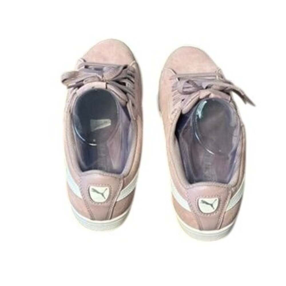 Puma Womens Suede Classic Sneakers Dusty Lavender With White Stripe - Picture 9 of 9